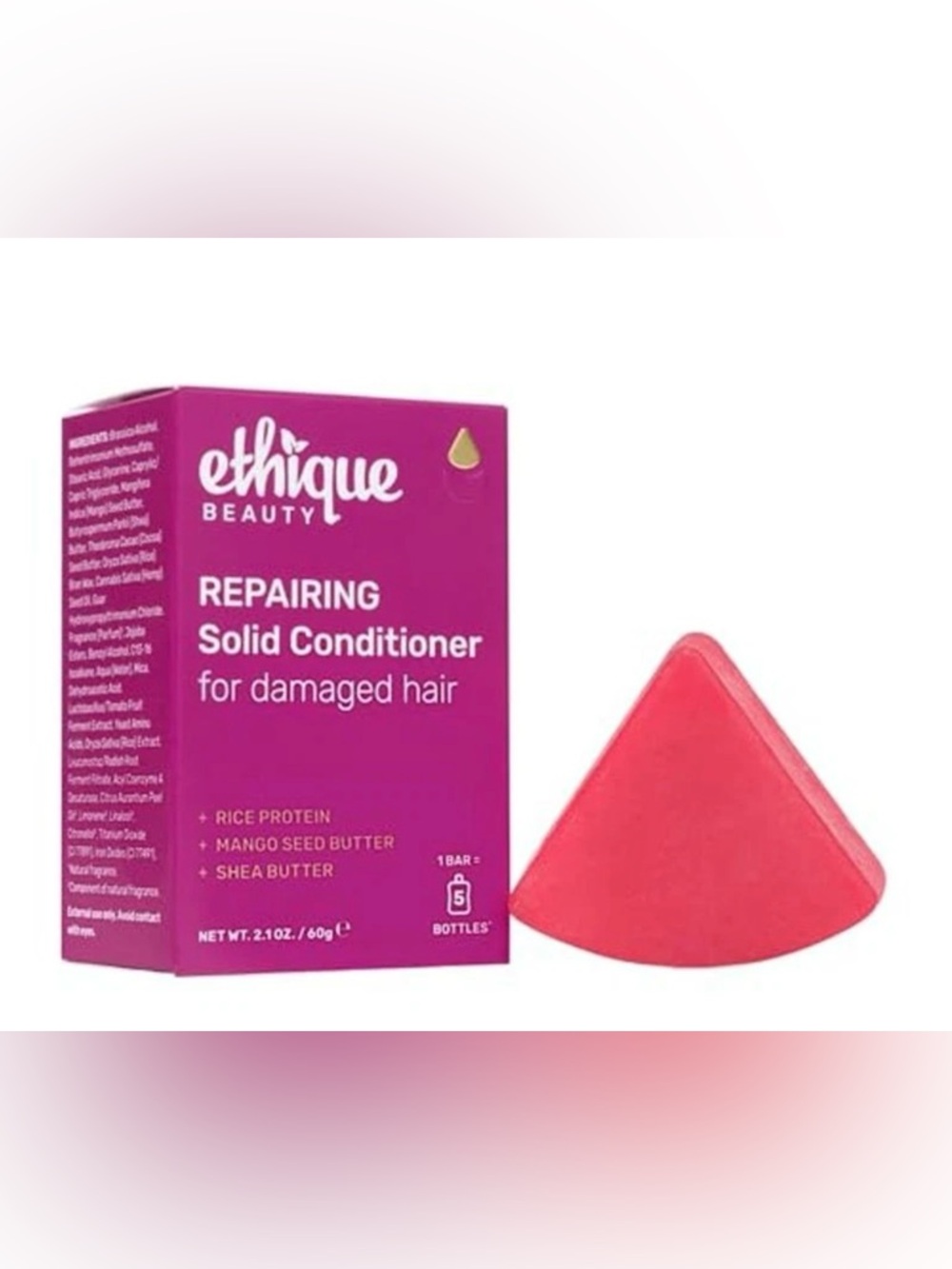 🎈 Beauty Repairing Solid Conditioner  Damaged Hair 1 Bar= 5 Bottles,2.1oz